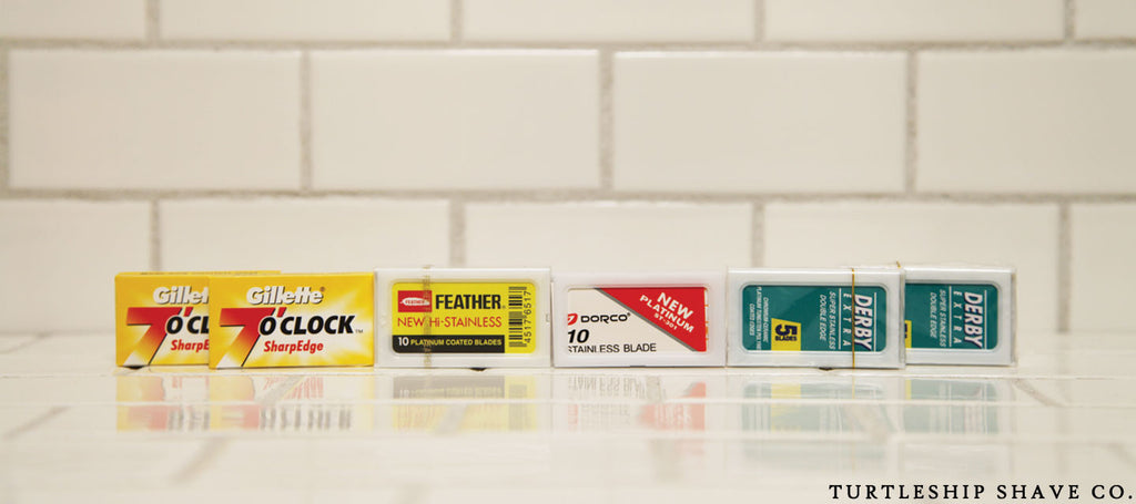 Razor Sampler set at Turtleship shave