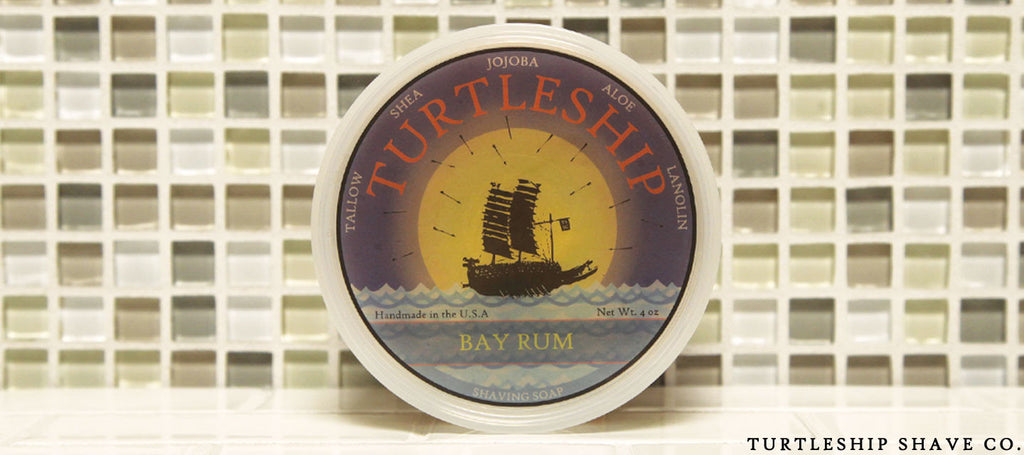 Turtleship shave co Quality Shaving Soap Bay Rum