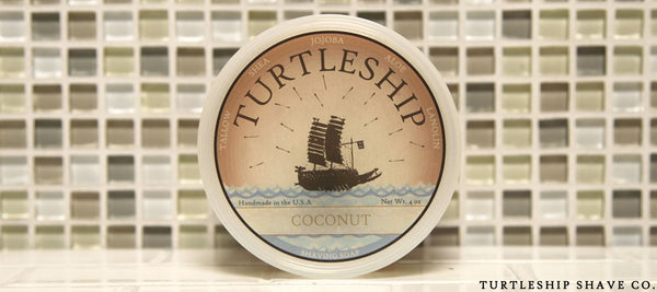 Turtleship shave co Quality Shaving Soap Coconut